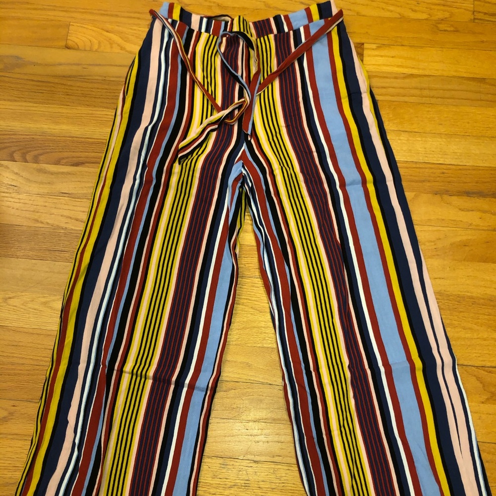 Francesca’s Striped Cropped Pants